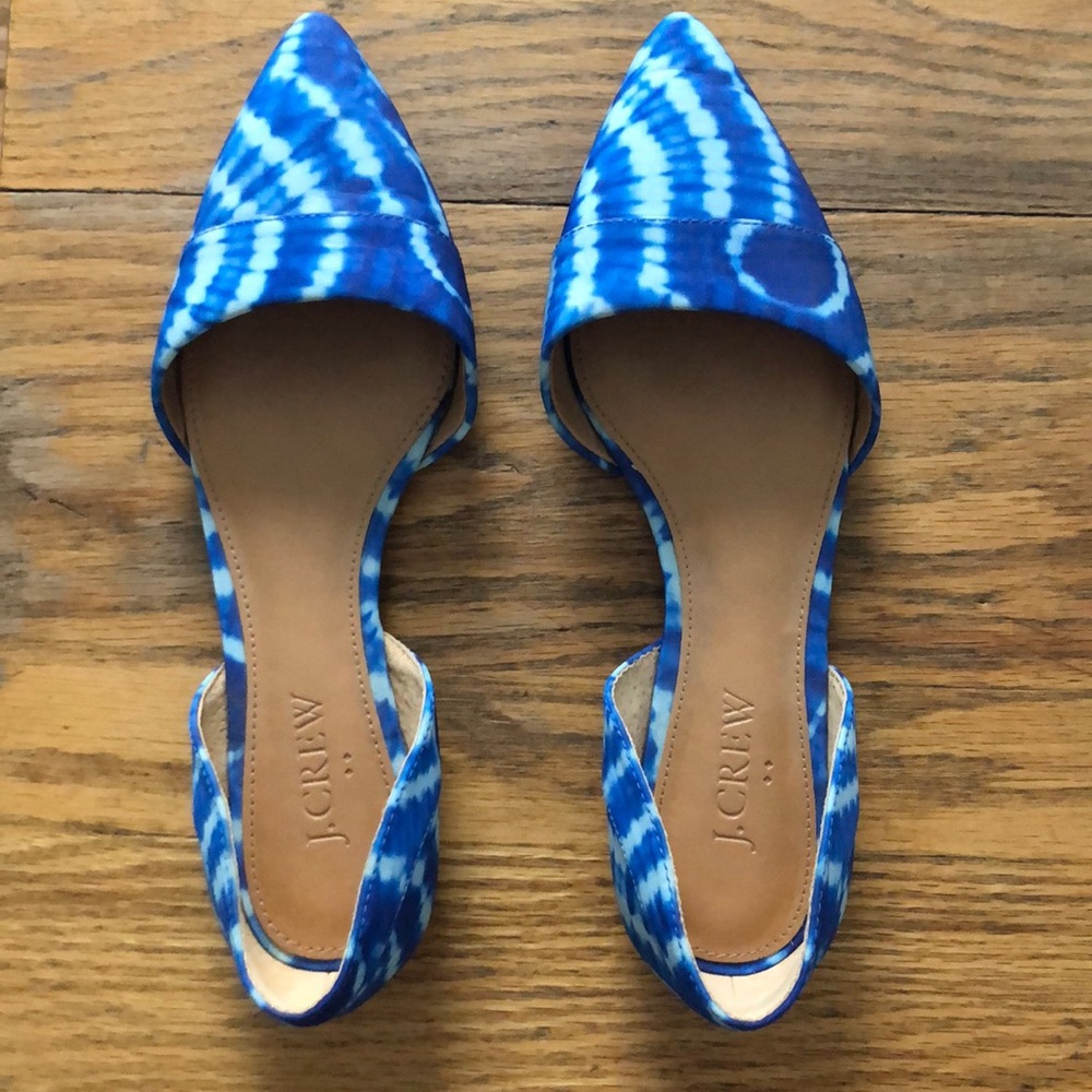 J.Crew tie-dye flats